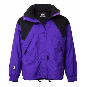 Vintage Helly Hansen Ski Jacket Purple Black Helly Tech 90s Gorpcore Men/Unisex